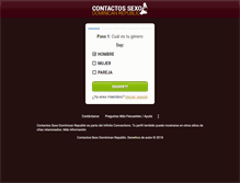 Tablet Screenshot of contactossexodominicanrepublic.com